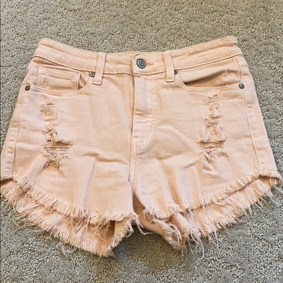eunina Pants - Eunina light pink jean shorts